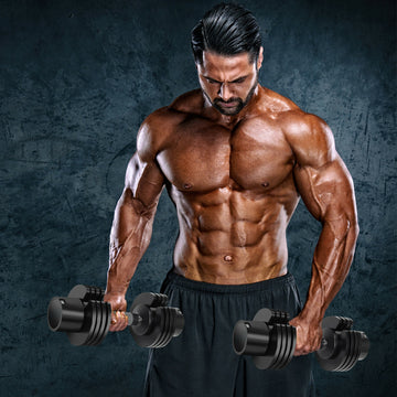 27.5ポンド 5イン1 調節可能ダンベル ジム ホームオフィス用